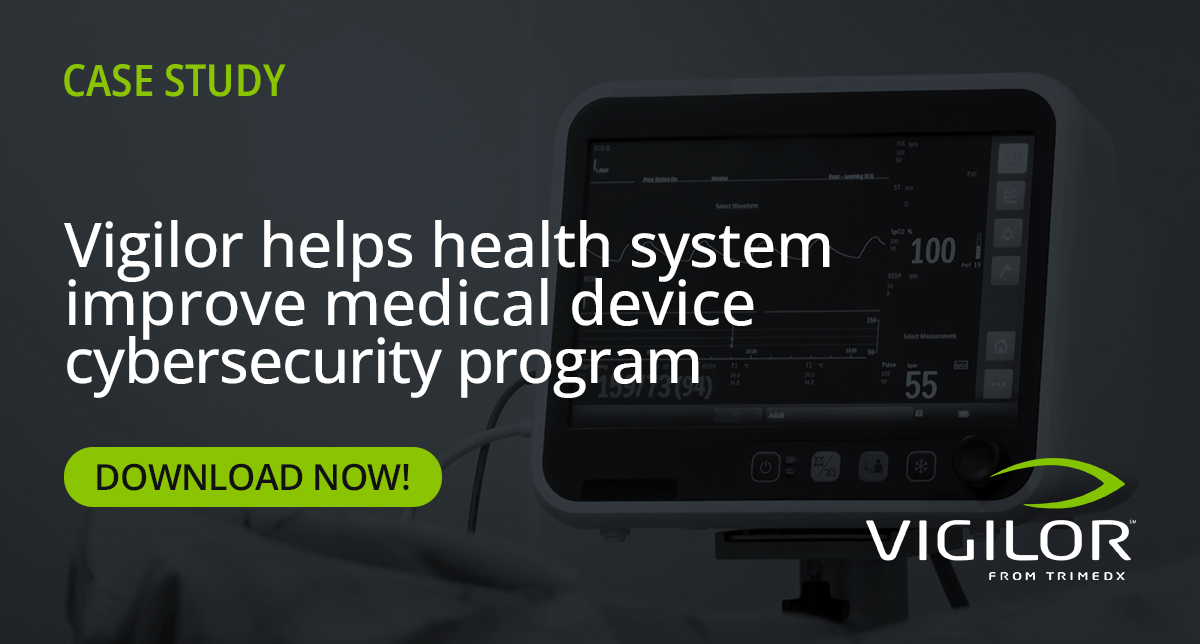 Vigilor helps health system improve medical device cybersecurity program
